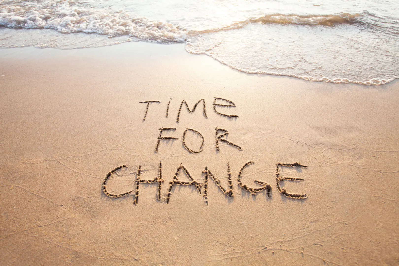 time for change, concept of new, life changing and improvement